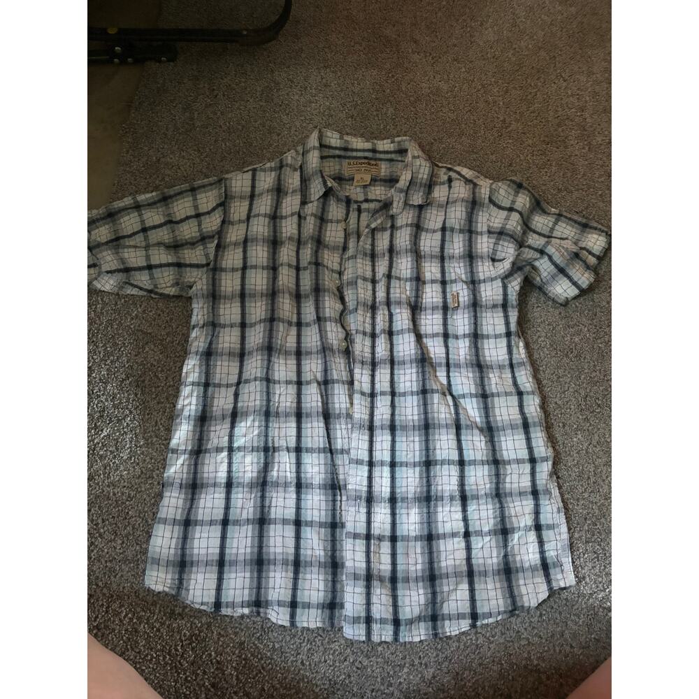 Vintage US Expedition mens xl button front shirt